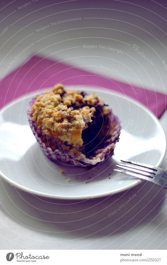 Baubeer Muffin Lebensmittel Teigwaren Backwaren Kuchen Süßwaren Kaffeetrinken Vegetarische Ernährung Teller Gabel Duft genießen gut schön lecker natürlich