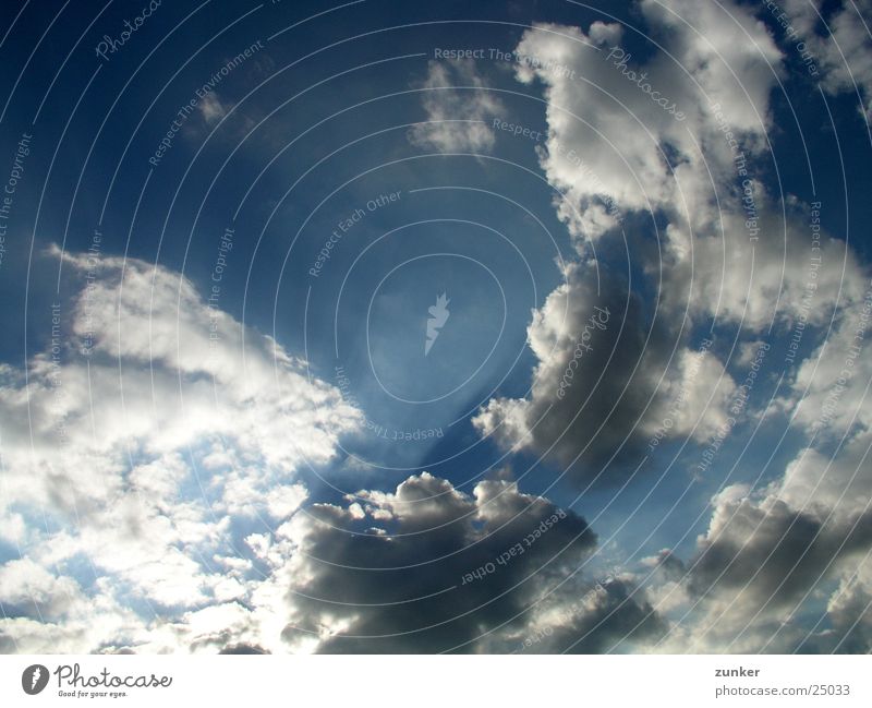 Lichterspiel Wolken Himmel Sonne Beleuchtung Regen