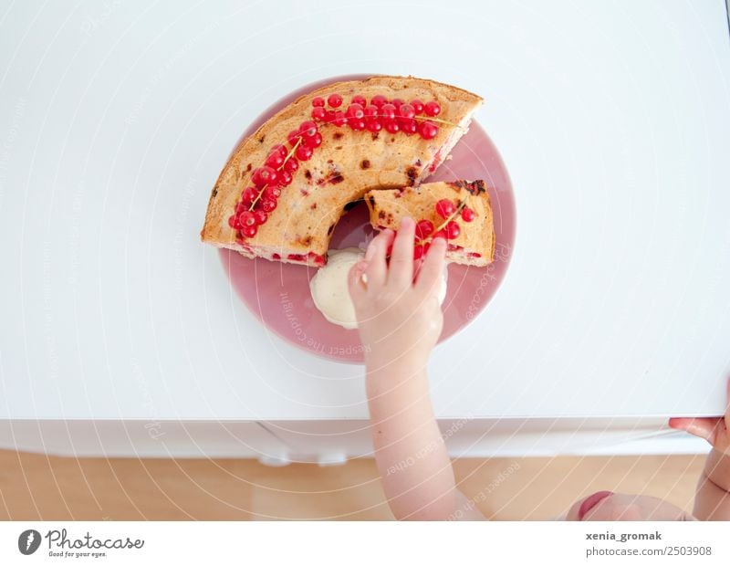 Kuchen, Beeren, Eis, Kind Lebensmittel Frucht Teigwaren Backwaren Dessert Speiseeis Süßwaren Ernährung Frühstück Kaffeetrinken Büffet Brunch Festessen