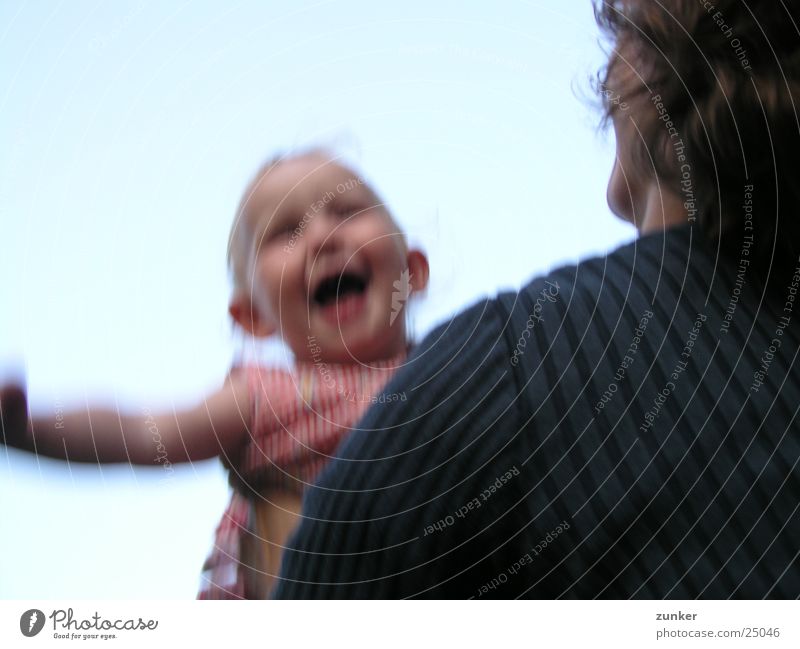 Das Ist Wie Fliegen Baby Kind Mutter Tochter Familie & Verwandtschaft Kopf Freiheit Fleigen Freude Mann