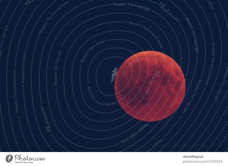 Mondfinsternis 27. Juli 2018: Abenddämmerung Ferne Freiheit Expedition Teleskop Wissenschaften Astronomie Umwelt Natur nur Himmel Wolkenloser Himmel Stern