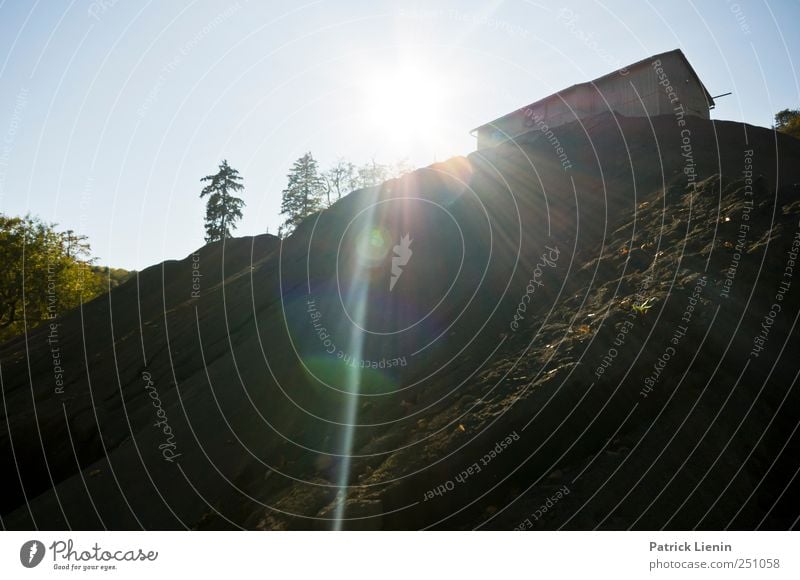 CHAMANSÜLZ | Lost Town Umwelt Natur Landschaft Urelemente Himmel Schönes Wetter Hügel Hütte Bauwerk Gebäude Denkmal bizarr Ruine Werk Baum blenden Bergbau oben