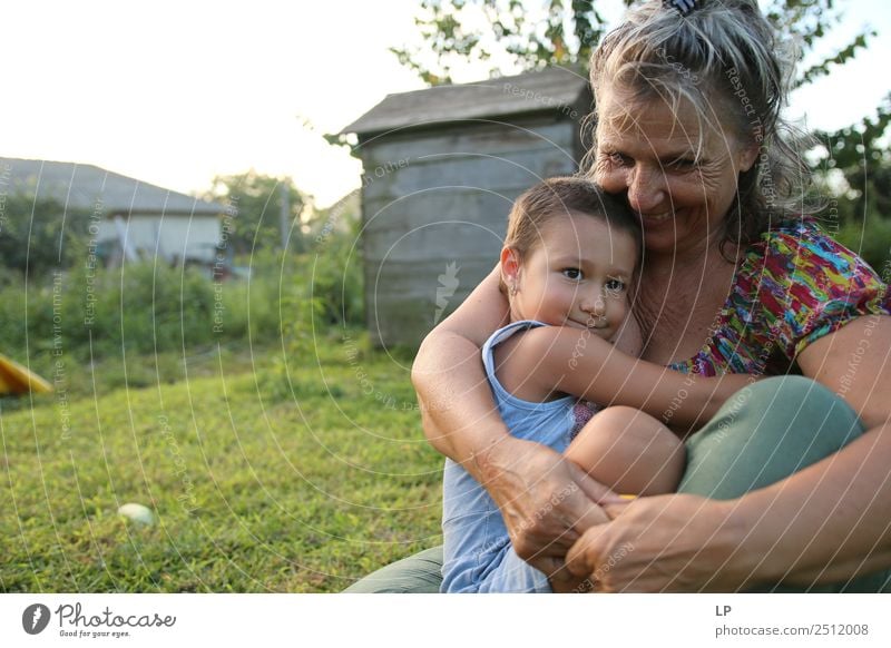 Großmutter liebt dich Kindererziehung Bildung Mensch maskulin Baby Frau Erwachsene Weiblicher Senior Eltern Mutter Geschwister Großeltern