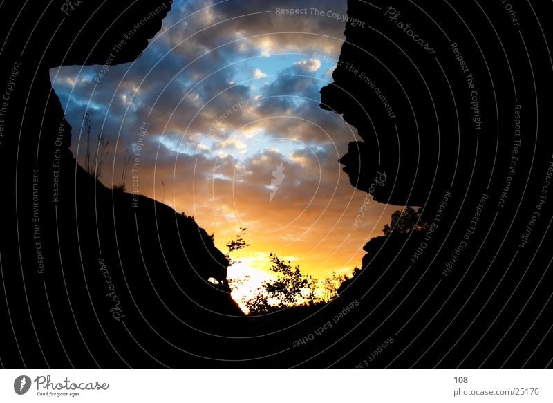 Am Busen der Natur Sächsische Schweiz Sonnenaufgang mystisch Märchen Berge u. Gebirge Boofe Himmel Bömische Schweiz Zschirnstein Rosenberg bizar scheeen cover