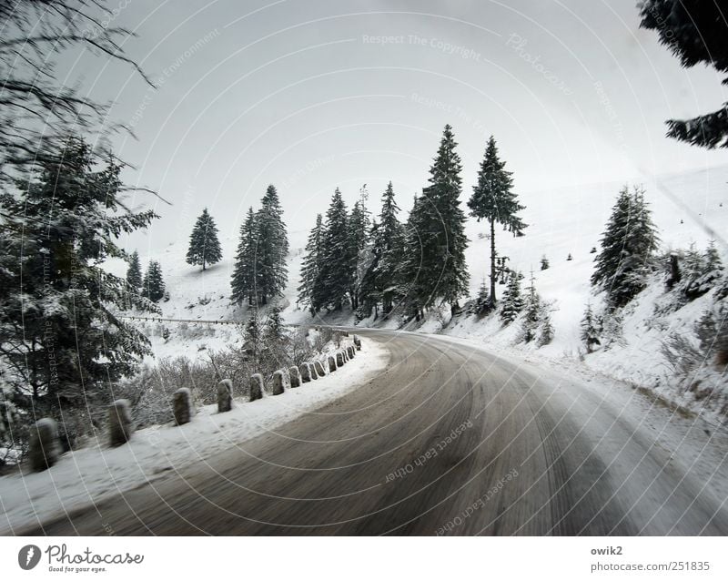 Winterdienst Ferne Reisefotografie Reiseroute Umwelt Natur Landschaft Pflanze Himmel Horizont Klima Schönes Wetter Eis Frost Schnee Baum Berge u. Gebirge