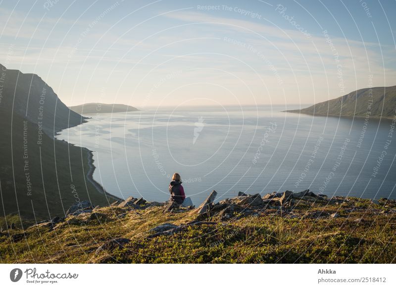 Fjord, Sehnsucht, Weite, Ruhe, Entspannung harmonisch Wohlgefühl Zufriedenheit Sinnesorgane Erholung ruhig Meditation Ferien & Urlaub & Reisen Abenteuer Ferne