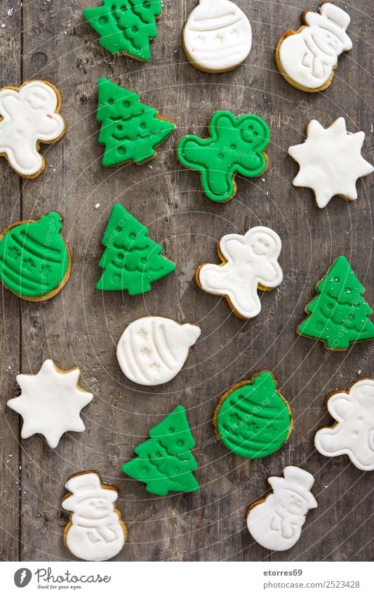 Weihnachtskekse Plätzchen Weihnachten & Advent Dekoration & Verzierung Lebensmittel Gesunde Ernährung Speise Foodfotografie Dessert Dezember Feste & Feiern