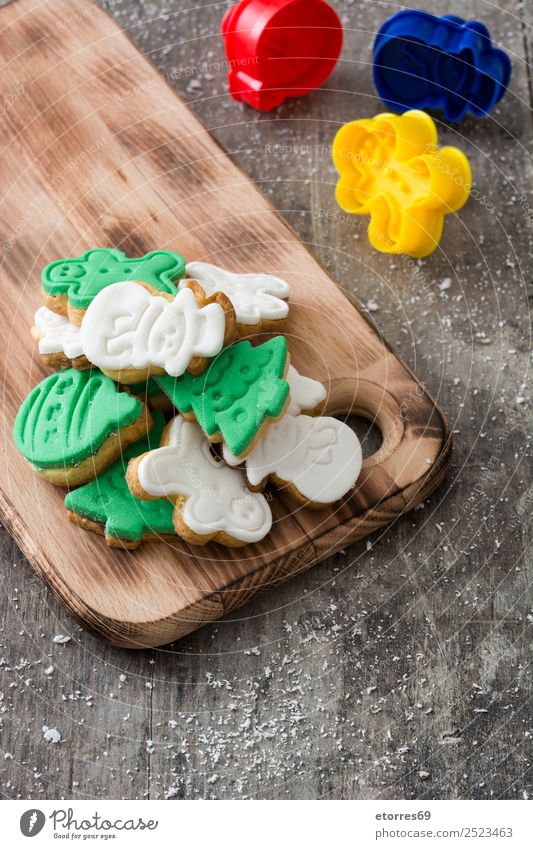 Weihnachtskekse Plätzchen Weihnachten & Advent Dekoration & Verzierung Lebensmittel Gesunde Ernährung Speise Foodfotografie Dessert Dezember Feste & Feiern