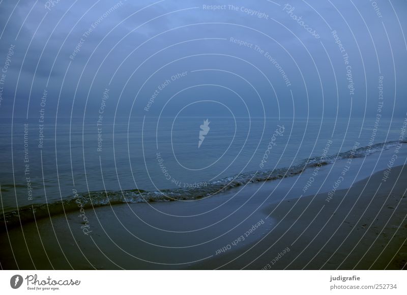 Ostsee Umwelt Natur Landschaft Wasser Himmel Wolken Klima Wellen Küste Meer dunkel kalt nass natürlich wild blau Stimmung Farbfoto Gedeckte Farben Außenaufnahme