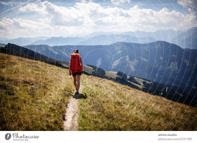 Wanderpfad Gesundheit sportlich Fitness Wellness Wohlgefühl Zufriedenheit Erholung ruhig Ferien & Urlaub & Reisen Tourismus Ausflug Abenteuer Ferne Freiheit