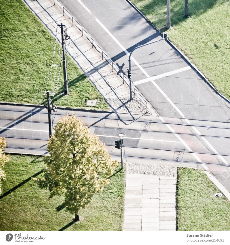 B@DD 11 | Dr. Külz Verkehr Verkehrswege Bahnfahren Straße Straßenkreuzung Wege & Pfade Wegkreuzung Ampel Verkehrszeichen Verkehrsschild komplex Gleise