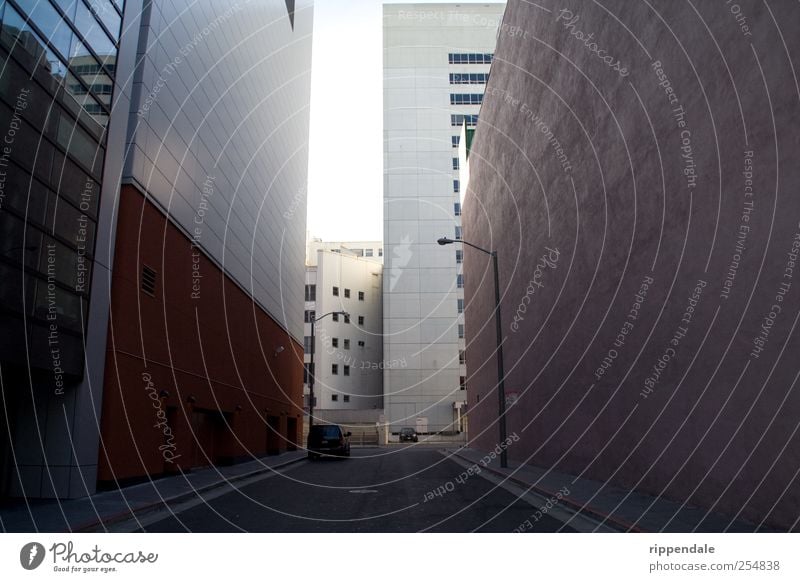 Straßenschlucht Kapitalwirtschaft Börse Geldinstitut Feierabend San Francisco USA Nordamerika Stadt Stadtzentrum Menschenleer Hochhaus Bankgebäude Bürogebäude