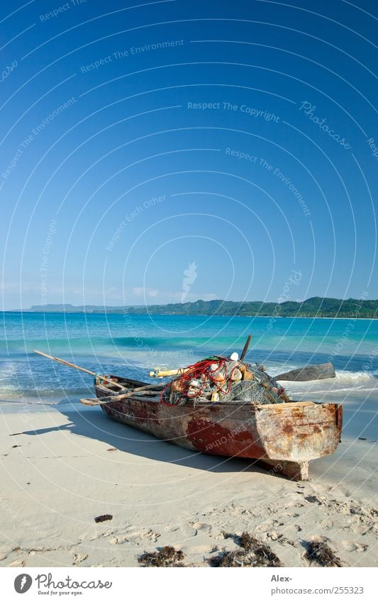 Vor dem großen Fang Ferien & Urlaub & Reisen Ausflug Ferne Freiheit Sommer Sommerurlaub Sonne Strand Meer Natur Landschaft Wasser Himmel Wolkenloser Himmel