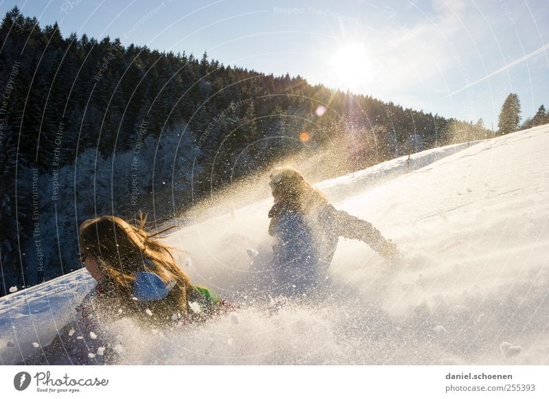 Für dich solls bunte Bilder regnen #2 Ferien & Urlaub & Reisen Winter Schnee Winterurlaub Mensch Natur Landschaft Schönes Wetter Eis Frost Gefühle Stimmung