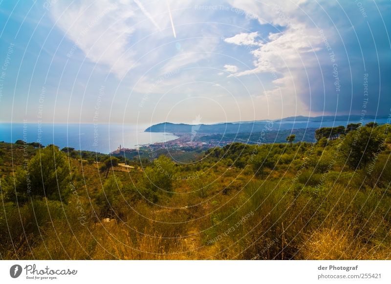 Over the hills and far away II Ferien & Urlaub & Reisen Ausflug Abenteuer Sommer Sommerurlaub Meer Umwelt Natur Landschaft Pflanze Wasser Himmel Wolken Horizont