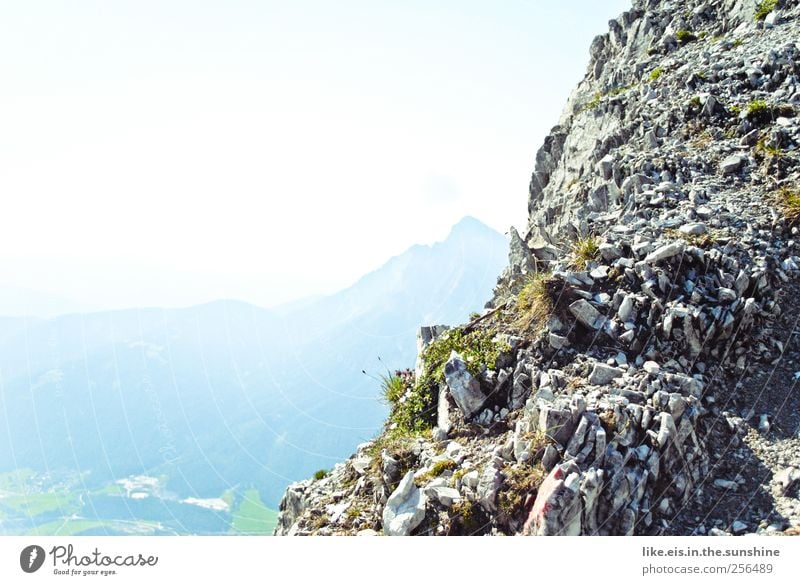 Alle Kinder bremsen vor d Schlucht, Freizeit & Hobby Ferien & Urlaub & Reisen Tourismus Ausflug Ferne Freiheit wandern Klettern Bergsteigen Umwelt Natur