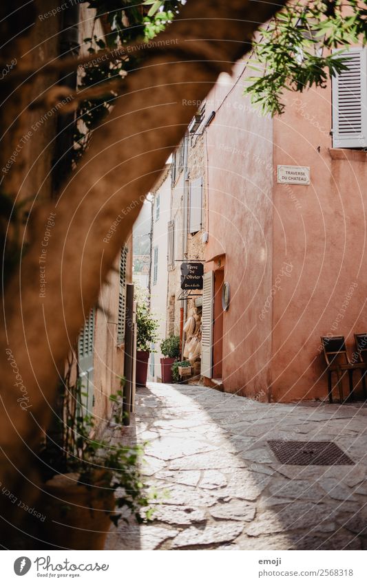 Ramatuelle VI Kleinstadt Menschenleer Haus Gasse Mauer Wand Fassade Farbe Ferien & Urlaub & Reisen Tourismus ramatuelle Frankreich Farbfoto Außenaufnahme Morgen