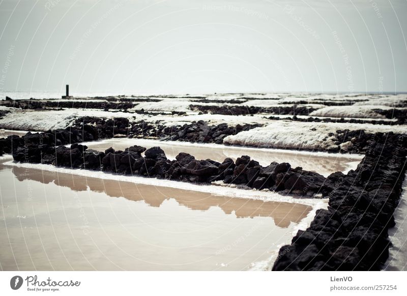 Salzbergwerk Abenteuer Sommer Strand Insel Natur Landschaft Urelemente Erde Sand Wasser Sonne Wind Wärme Dürre Küste Wüste La Palma Menschenleer Stein träumen