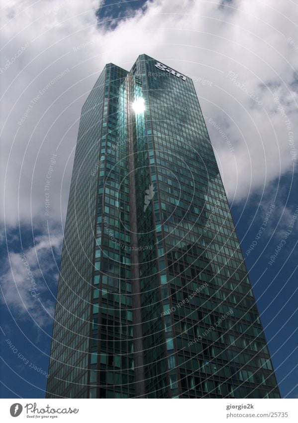 Paris II Frankreich Hochhaus Stadt Architektur French France Glas blau Himmel Reflektion Reflexion & Spiegelung Sonne