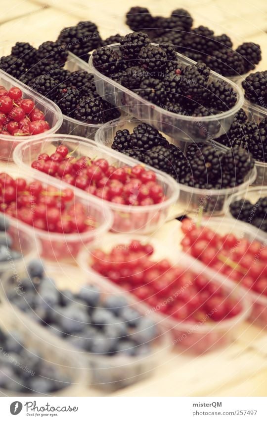 Qual der Wahl. Lebensmittel ästhetisch Beeren Auswahl Gesunde Ernährung Brombeeren Blaubeeren Johannisbeeren Schalen & Schüsseln Frucht Markt Markttag gepflückt