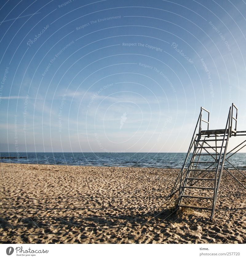 A Blue Sky for Jala Erholung Tourismus Abenteuer Strand Umwelt Natur Landschaft Sand Wasser Himmel Wolken Horizont Herbst Klima Schönes Wetter Küste Ostsee