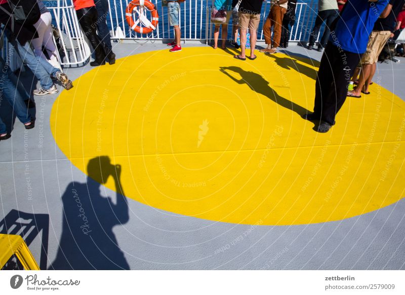 Foto auf dem Sonnendeck (4700) Fähre Ferien & Urlaub & Reisen Fjord maritim Meer nordisch Norwegen Reisefotografie Wasserfahrzeug Schifffahrt Schäre