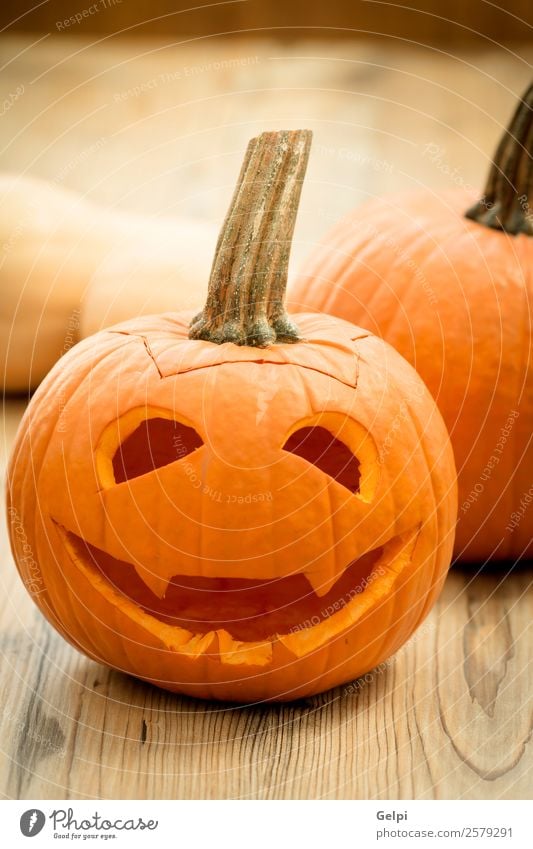 Halloween Gemüse Freude Gesicht Dekoration & Verzierung Feste & Feiern Herbst Kerze Holz Lächeln lachen gruselig lustig niedlich gelb weiß Angst Entsetzen