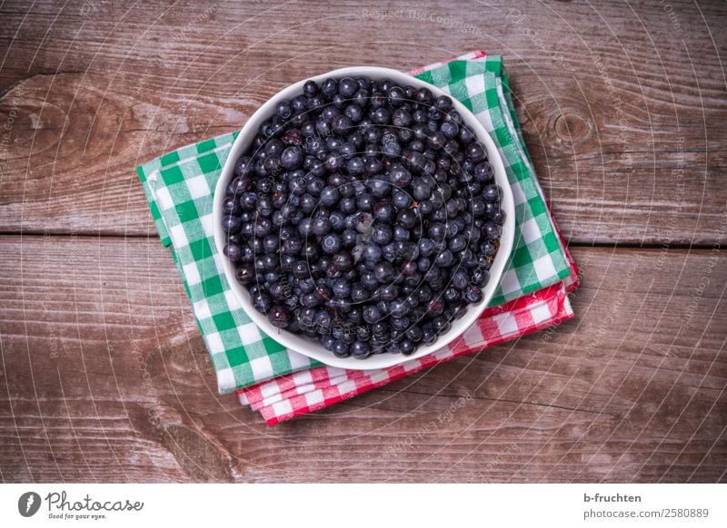 Wild-Heidelbeeren Lebensmittel Bioprodukte Vegetarische Ernährung Schalen & Schüsseln Küche Holz frisch Gesundheit Blaubeeren Frucht wildheidelbeere Serviette