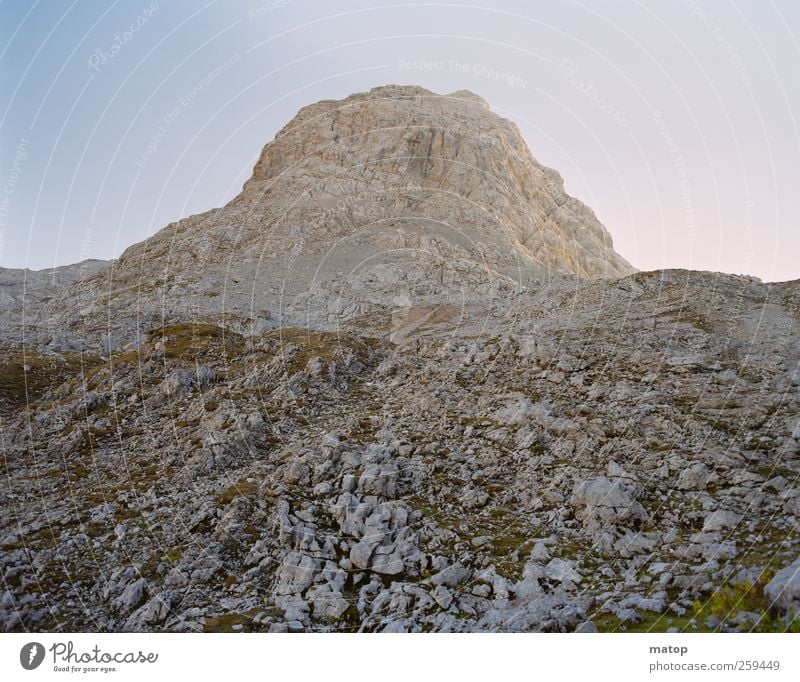 Gefälliger Fels Ferien & Urlaub & Reisen Berge u. Gebirge Natur Landschaft Wolkenloser Himmel Schönes Wetter Dürre Felsen Alpen Schönfeldspitze Österreich