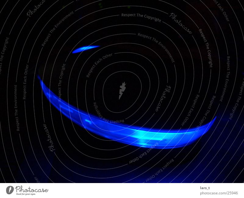 Maus im Dunklen dunkel Elektrisches Gerät Technik & Technologie Lampe blau Nahaufnahme ohne Blitz Computermaus