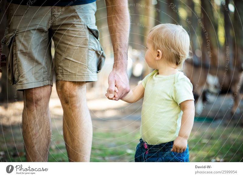 was war das? Kindererziehung lernen Mensch feminin Kleinkind Kindheit Erwachsene Leben 2 1-3 Jahre Umwelt Natur Sommer Herbst Schönes Wetter Park beobachten