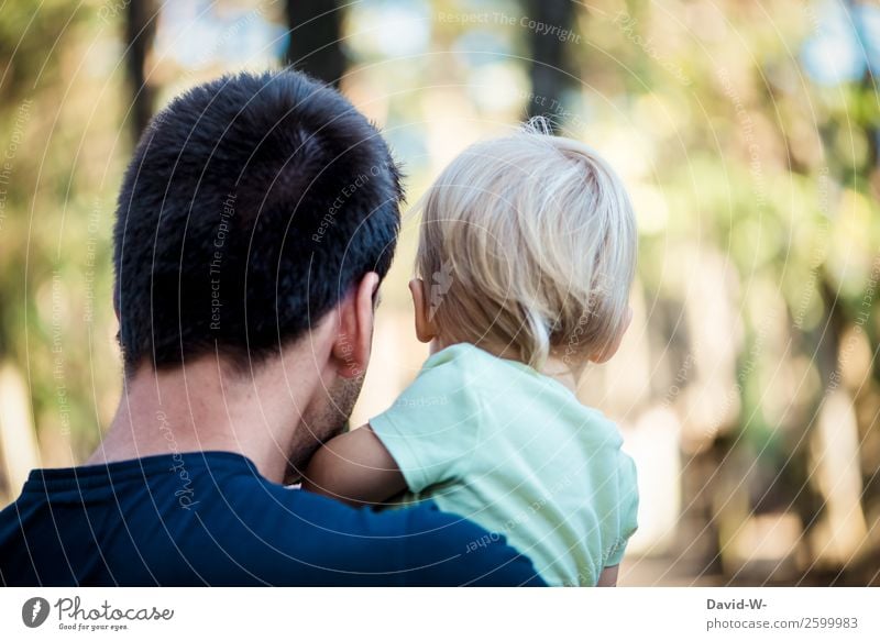 Vater und Kind Kindererziehung Mensch Kleinkind Mädchen Junge Junger Mann Jugendliche Erwachsene Familie & Verwandtschaft Kindheit Leben Kopf Haare & Frisuren 2