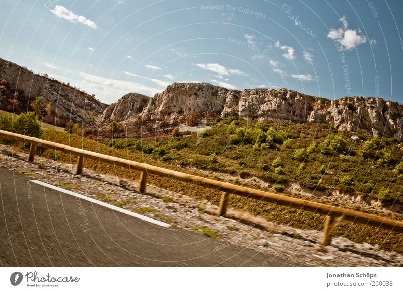 vorbeigerauscht VII Ferien & Urlaub & Reisen Ausflug Abenteuer Ferne Freiheit Sommerurlaub Natur Landschaft Pflanze Schönes Wetter Felsen Verkehr Verkehrswege