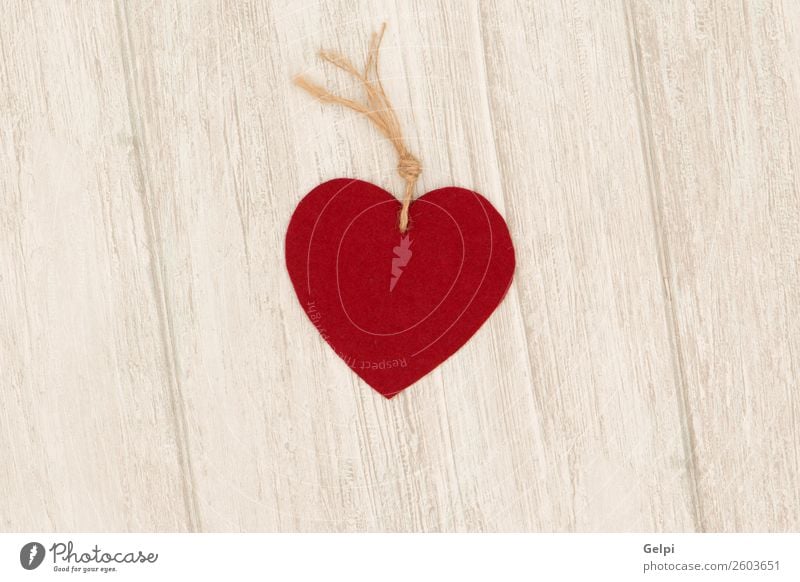 Valentinstag rote Herzen auf grauem Holzgrund Design schön Dekoration & Verzierung Tisch Tapete Feste & Feiern Hochzeit Ornament alt Liebe modern retro Romantik