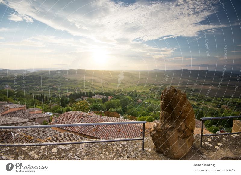 Fels in der Sonnenbrand-ung Umwelt Natur Landschaft Pflanze Himmel Wolken Horizont Sonnenfinsternis Sonnenaufgang Sonnenuntergang Sonnenlicht Sommer