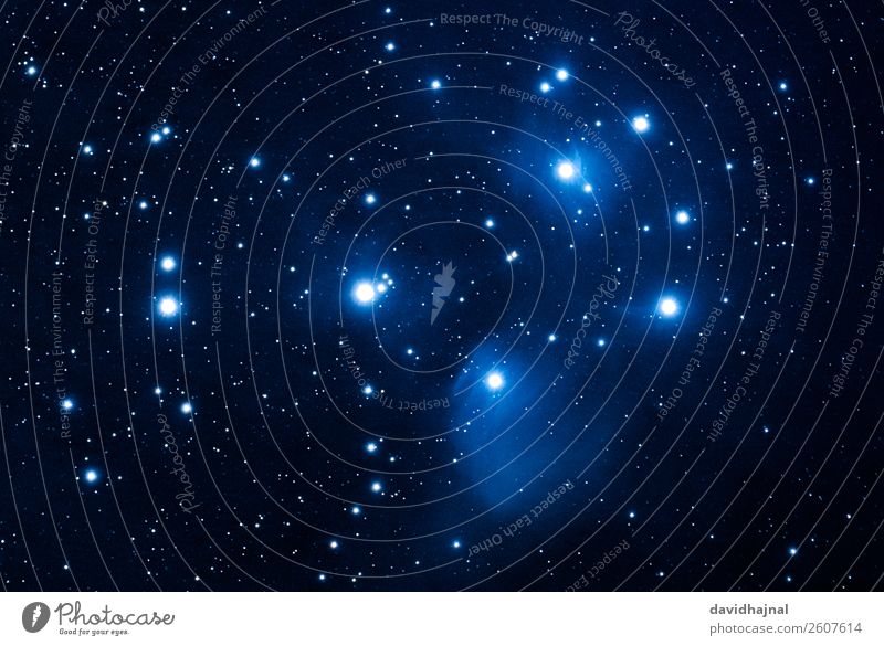 Plejaden Teleskop Technik & Technologie Wissenschaften Fortschritt Zukunft High-Tech Raumfahrt Astronomie Umwelt Natur Himmel nur Himmel Wolkenloser Himmel