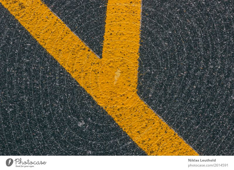 Ypsilon I Menschenleer Straßenverkehr Zeichen Schriftzeichen Schilder & Markierungen Verkehrszeichen Linie Streifen eckig einfach hell modern schön unten Stadt