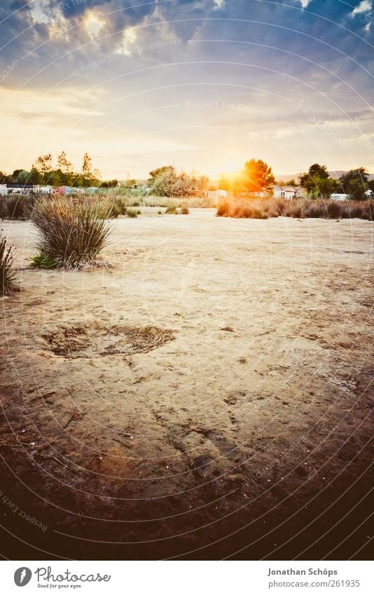 Sonnenuntergang Zufriedenheit Erholung ruhig Ferien & Urlaub & Reisen Abenteuer Ferne Freiheit Sommer Sommerurlaub Strand Umwelt Natur Landschaft Klima