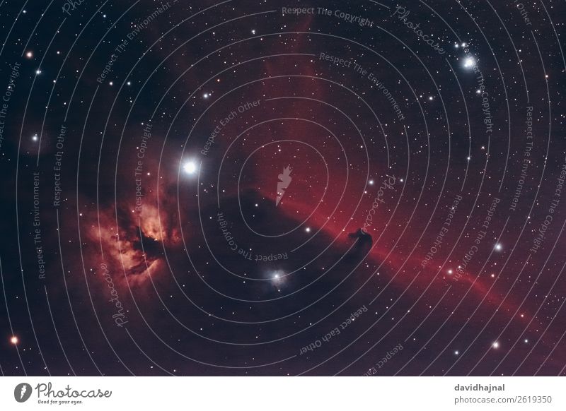 Pferdekopf- und Flammennebel Teleskop Technik & Technologie Wissenschaften Fortschritt Zukunft Raumfahrt Astronomie Umwelt Natur Himmel nur Himmel