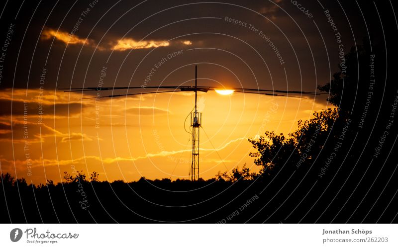 Abendstimmung Ferien & Urlaub & Reisen Ferne Freiheit Sommer Sonne Natur Landschaft Sonnenaufgang Sonnenuntergang Klima Schönes Wetter Wärme Gefühle