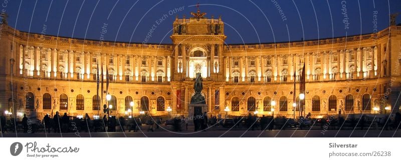 WienHofburg Nachtaufnahme Langzeitbelichtung Architektur