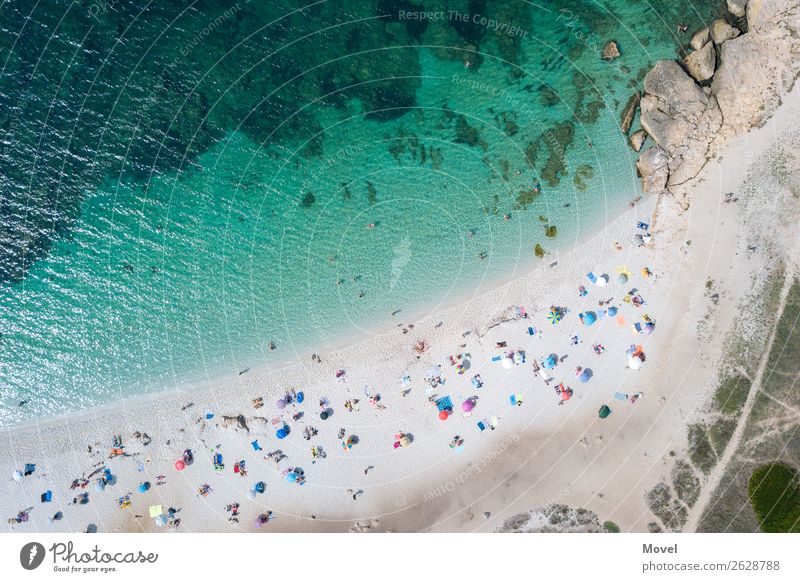 Spiaggia Pubblica Wohlgefühl Schwimmen & Baden Ferien & Urlaub & Reisen Tourismus Sommer Sommerurlaub Sonne Strand Meer Wellen Wassersport Mensch