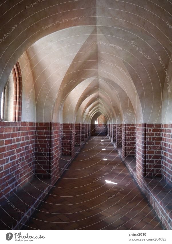 Kreuzgang - Marienburg Malbork Polen Europa Menschenleer Kirche Burg oder Schloss Bauwerk Architektur Mauer Wand Fenster Sehenswürdigkeit Marienburg - Masuren