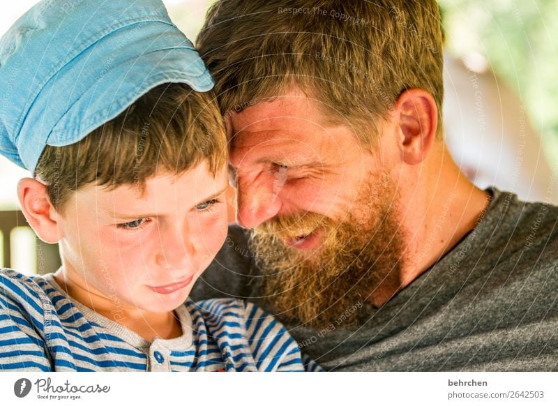 na los, lach mal wieder... Mensch maskulin Kind Junge Mann Erwachsene Eltern Vater Familie & Verwandtschaft Kindheit Kopf Haare & Frisuren Gesicht Auge Ohr Nase