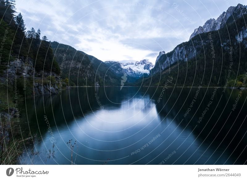 Mountain lake Tourismus Ausflug Abenteuer Freiheit Berge u. Gebirge wandern Natur Landschaft Wasser Wald Felsen Alpen Seeufer entdecken Erholung