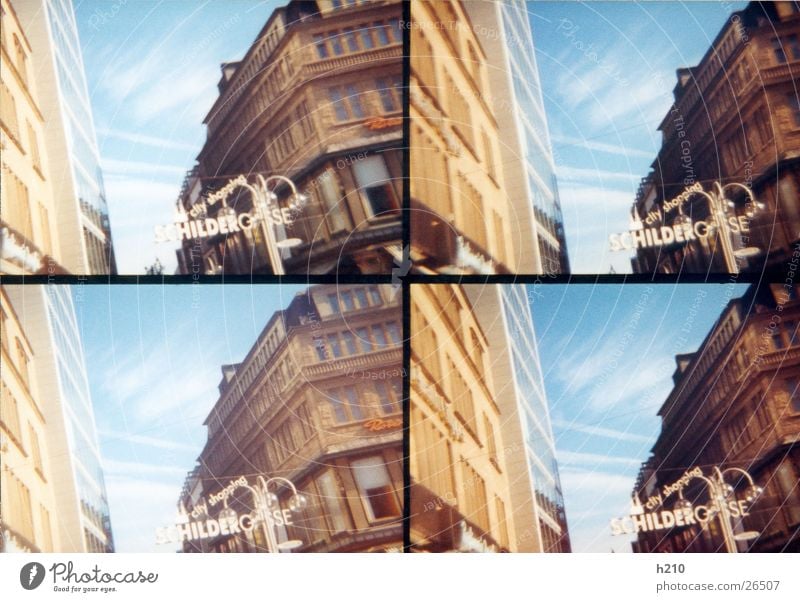 Schildergasse Haus Gebäude Architektur Lomografie Straße Himmel Schriftzeichen