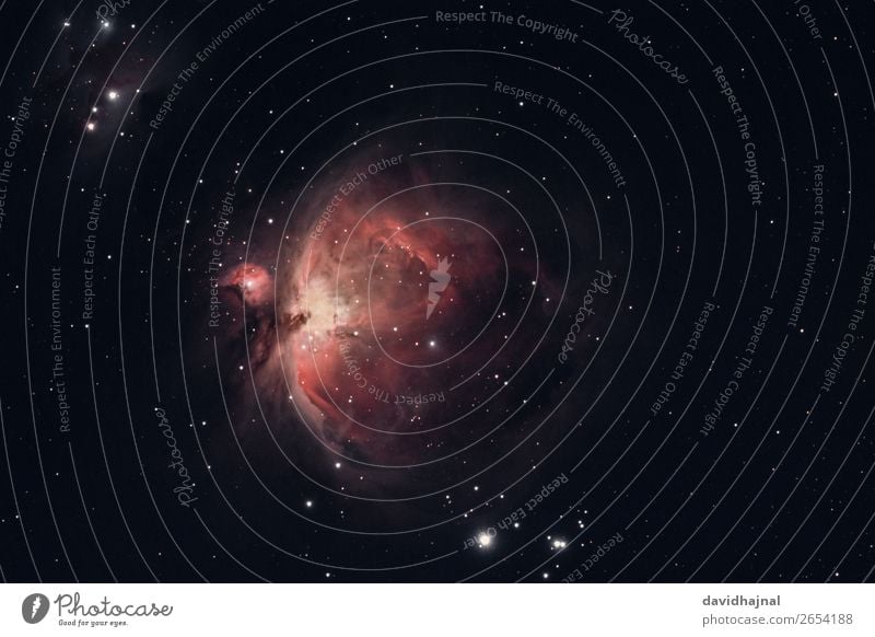 Orionnebel Teleskop Technik & Technologie Wissenschaften Fortschritt Zukunft High-Tech Astronomie Raumfahrt Kunst Kunstwerk Umwelt Natur Himmel nur Himmel