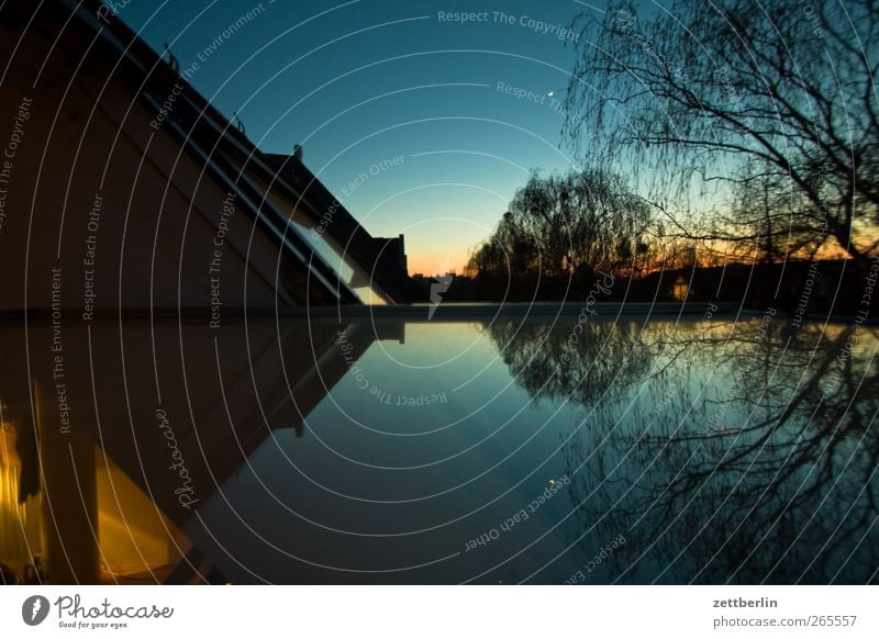 Abendhimmel Umwelt Natur Landschaft Klima Klimawandel Wetter Schönes Wetter Park gut wallroth Reflexion & Spiegelung Glas Abteilfenster Baum Baumkrone Dach