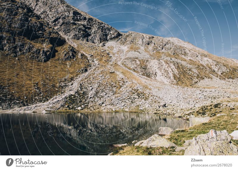 Meran 2000 / Bergsee wandern Klettern Bergsteigen Umwelt Natur Landschaft Himmel Alpen Berge u. Gebirge Gipfel See Gebirgssee nachhaltig natürlich Abenteuer