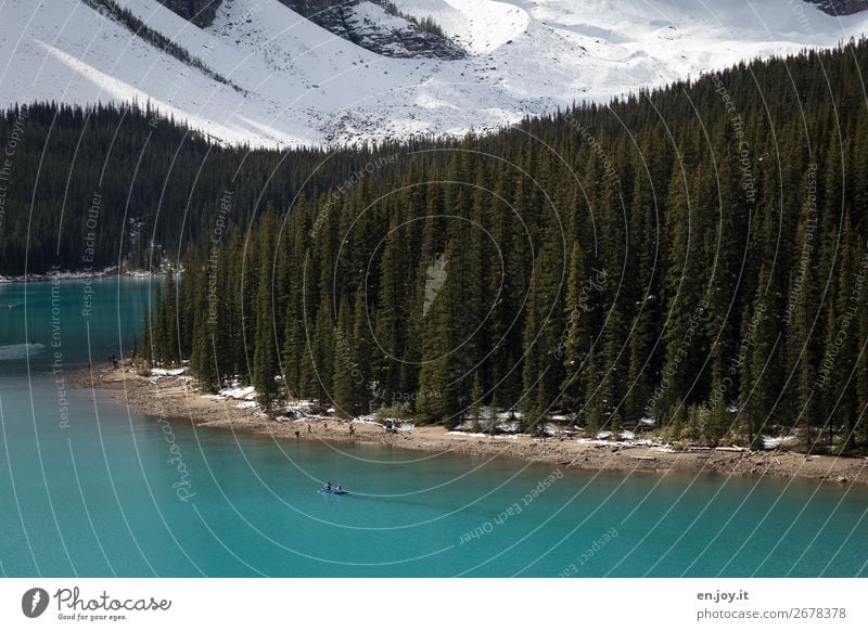 kein Geheimtipp Ferien & Urlaub & Reisen Tourismus Ausflug Abenteuer Ferne Berge u. Gebirge Mensch Natur Landschaft Herbst Winter Wald Hügel Seeufer Lake Luise